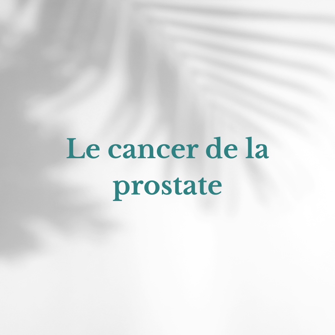 Cancer de la prostate