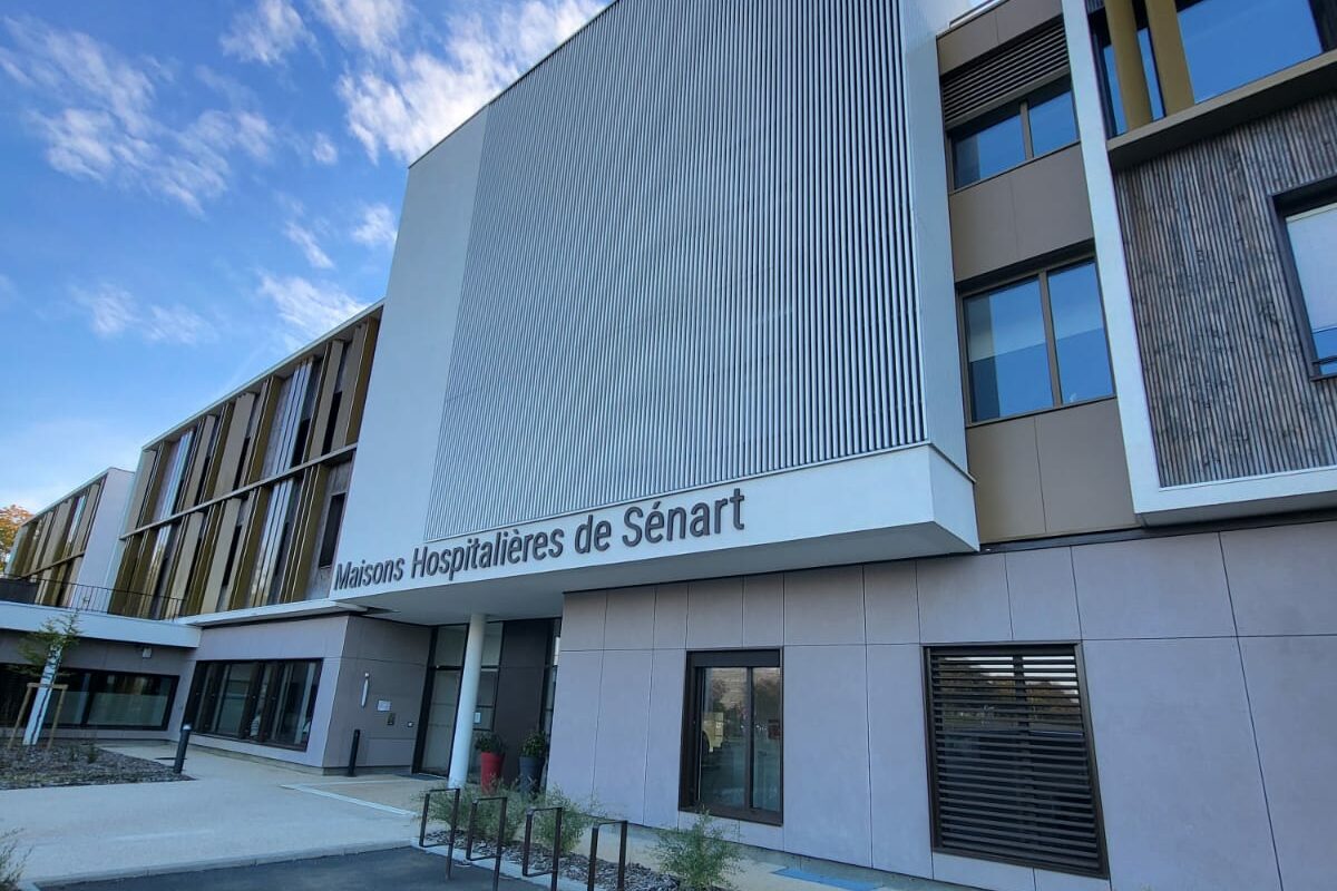 Entrée principale des Maisons Hospitalières de Sénart